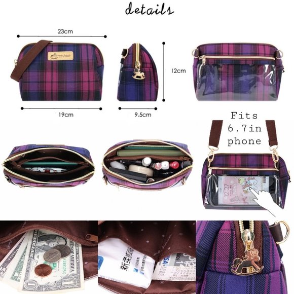 Waterproof Sloth Crossbody Shoulder Phone Purse - Picture 4 of 9